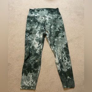 Lululemon tie dye leggings